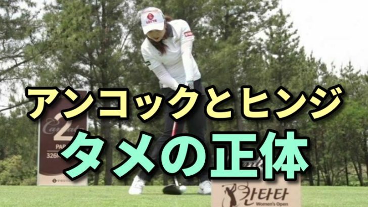 ゴルフスイングのタメの正体 切り返しでアンコックとヒンジが入る 福岡市内 インドアゴルフレッスンスクール 天神 博多の ハイクオリティgolf Academy
